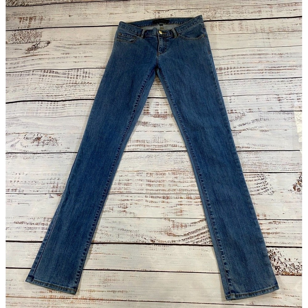 Juicy Couture Blue Skinny Jeans Women's 26 Denim Medium Wash Mid-Rise Preppy